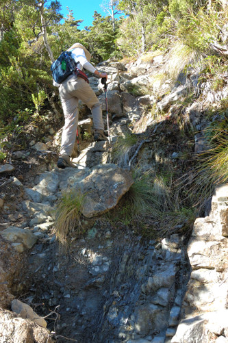 Avalanche Peak -- Steep climbing