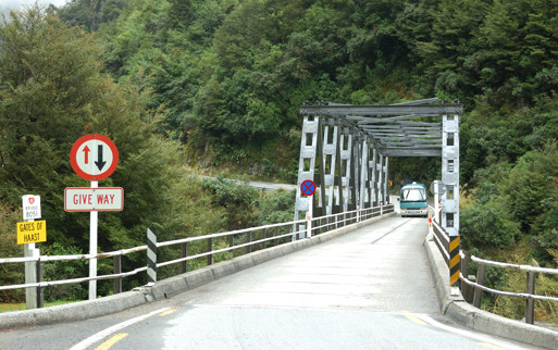 Gates of Haaste Bridge