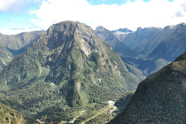 View down the Arthur Valley