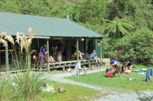 Independent hikers shelter