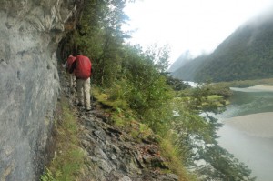 Tricky part of the track