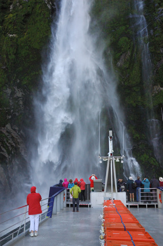 Waterfall, Milford Sound