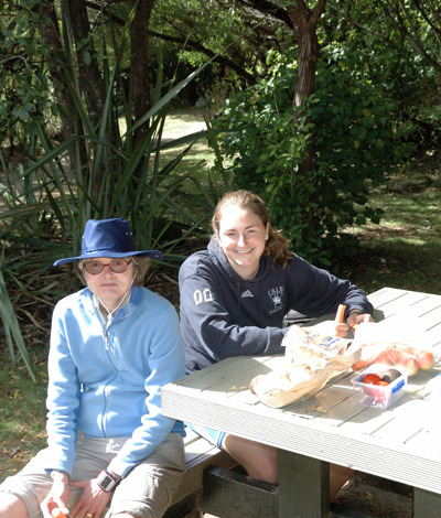 Picnic lunch at Anchorage Bay